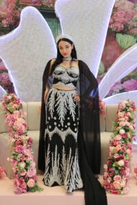 Velvet Siyah Kaftan