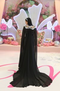 Velvet Siyah Kaftan